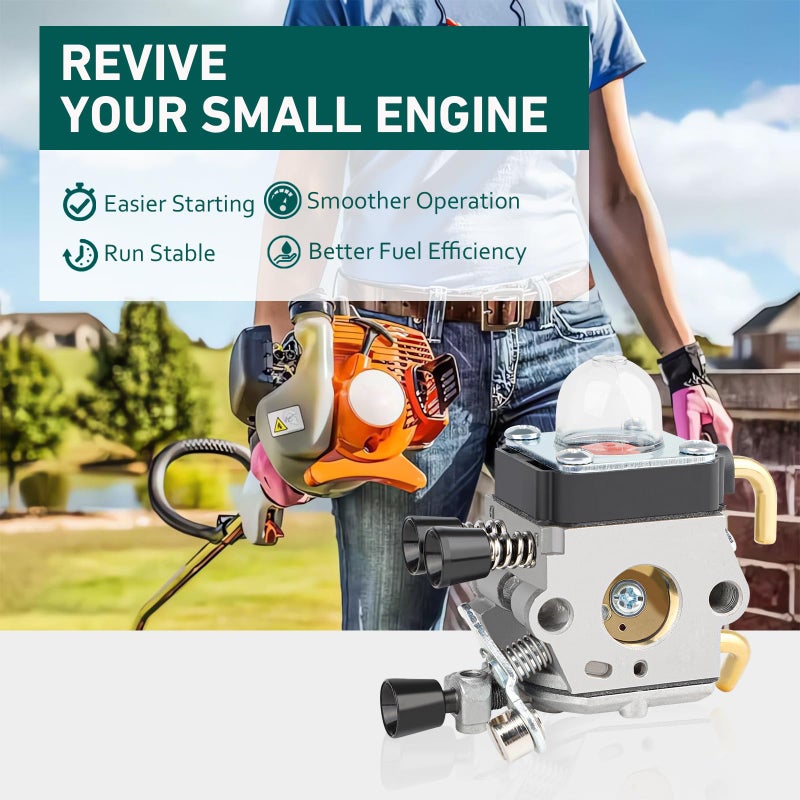 Huztl FS80 FS85 Carburetor for Stihl FS80R FS85R FS74 FS76 FS85RX KM80 KM85R Trimmer Weedeater Brushcutter - Image 4